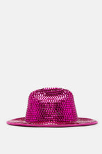 Load image into Gallery viewer, PINK RHINESTONE FEDORA
