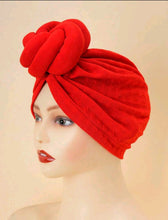 Load image into Gallery viewer, Red Twisted Turban
