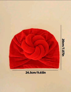 Red Twisted Turban