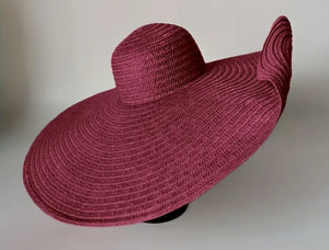 Burgundy Floppy Hat