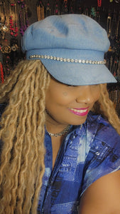 Denim Bling Hat